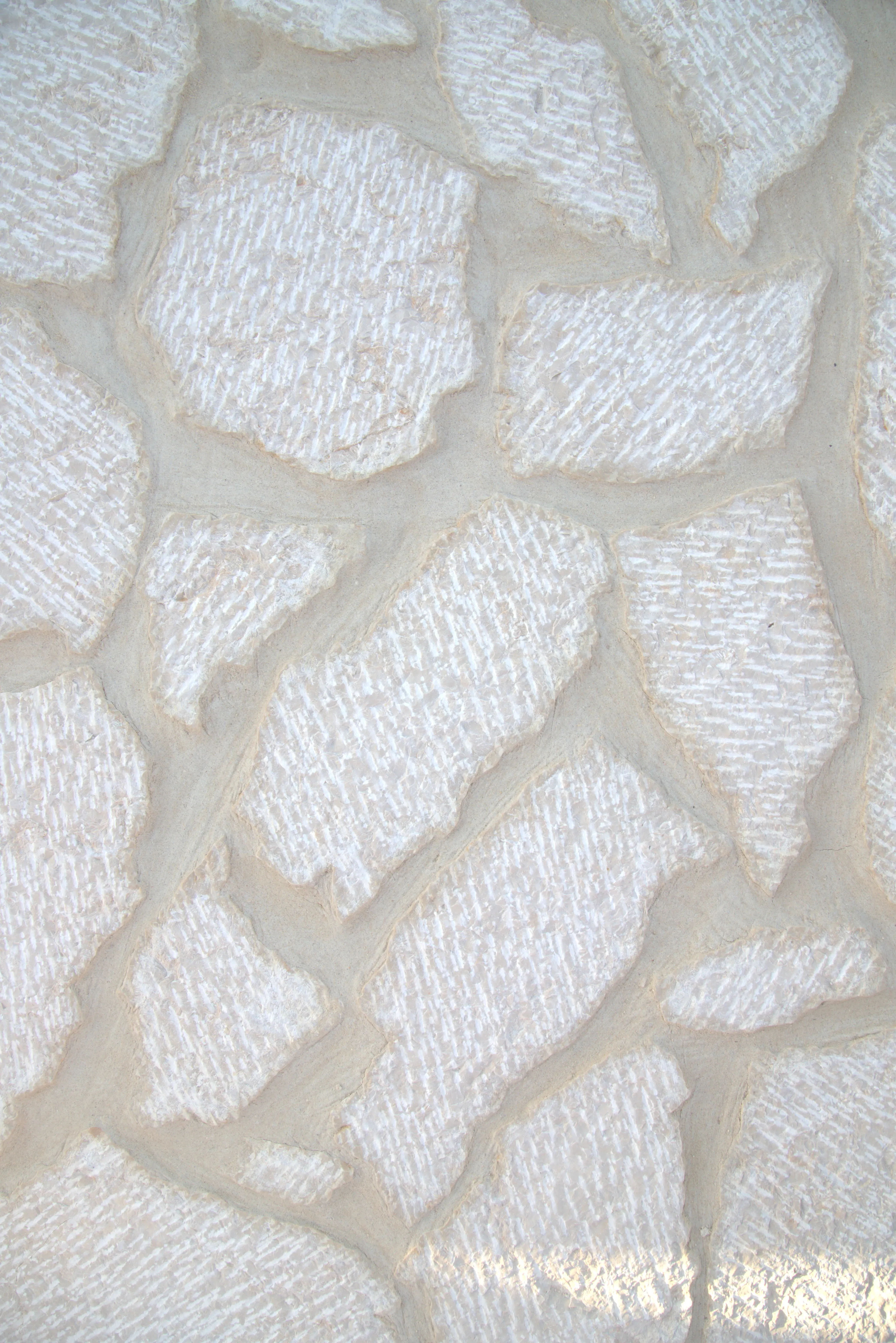 Jerusalem White Combed Random Stone